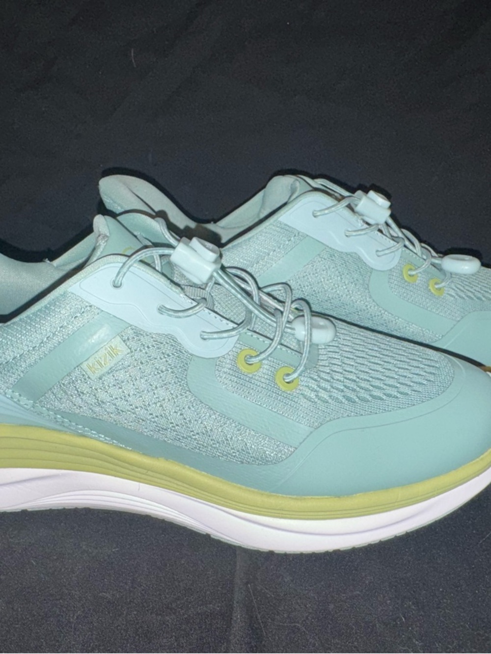 Women's Mint Green Mesh Slip-On Walking Sneakers